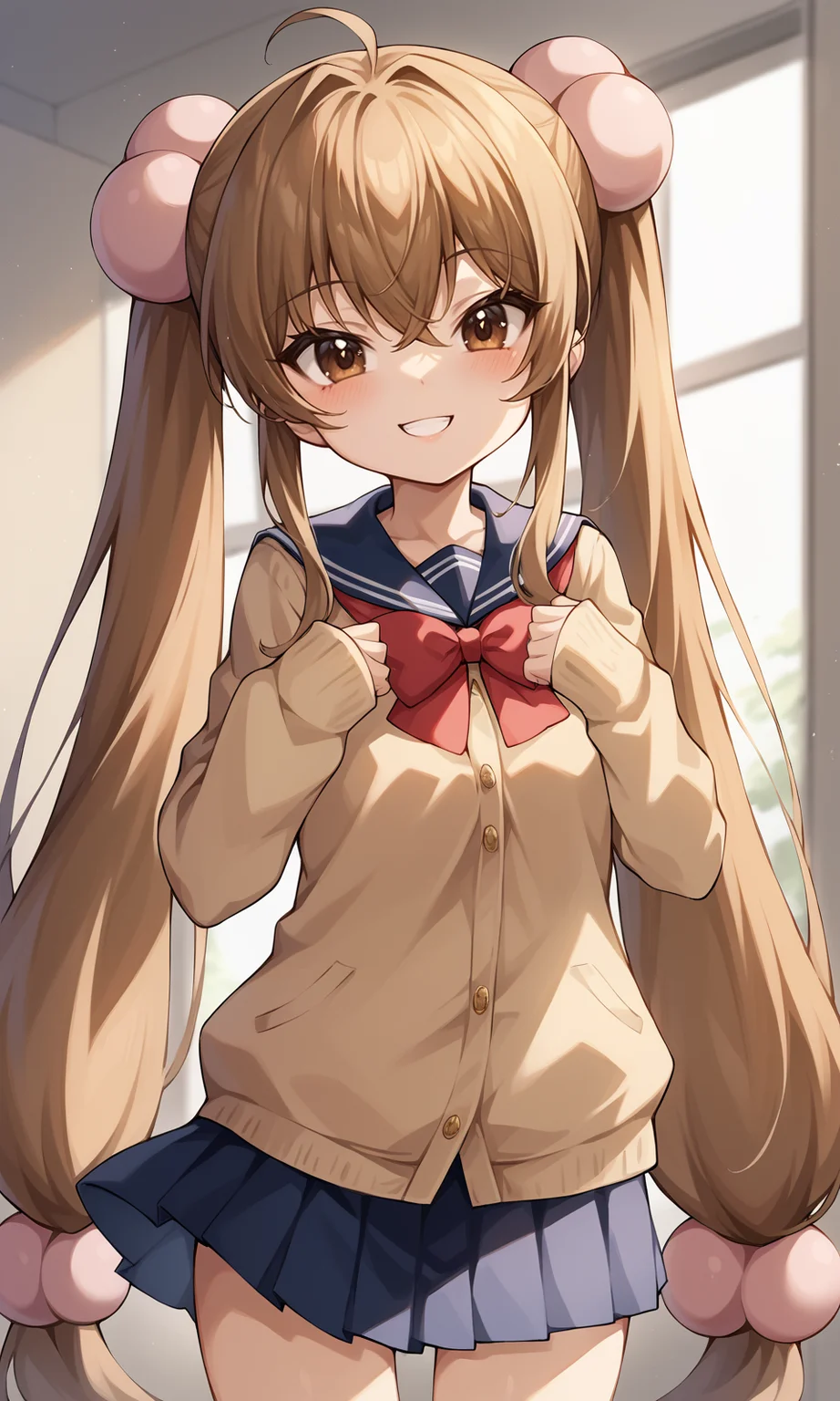 score_9, score_8_up, BREAK
1girl, kokonoerin, brown eyes, brown eyes, very long hair,
school uniform,
looking at viewer, light smile, cowboy shot,
<lora:KokonoeRin_Pony:1>