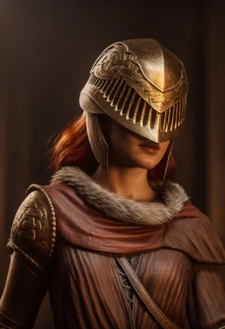 malenia, red hair, helmet, armor, gold, 1woman, solo, short hair, cinematic film still cinematic film still cinematic film still, upper body, inside, tower, night, intense, sharp focus, dramatic, award winning, cinematic lighting, cinematic photorealistic, 8k uhd natural lighting, raw, rich, intricate details, key visual, atmospheric lighting, 35mm photograph, film, bokeh, professional, 4k, highly detailed . shallow depth of field, vignette, highly detailed, high budget, cinemascope, moody, epic, gorgeous, film grain, rating_explicit, grainy, closer,