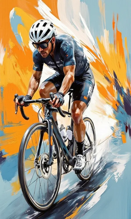 Road Cycling<flux.1_lora_ink-dynamic.safetensors:1.2:1.2>