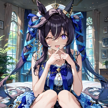 score_9, score_8_up, score_7_up , source_anime, masterpiece, best quality, perfect anatomy , very aesthetic , absurdres , 1girl, vivlos \(umamusume\),
<lora:pony_vivlos:1>
