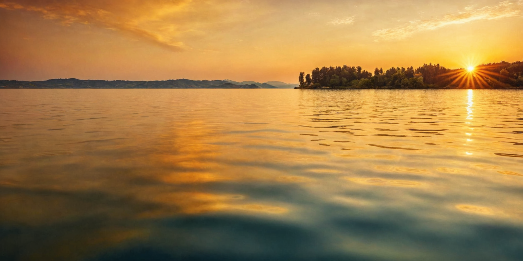 <lora:HMSGé»æXL-000001:0.8>,reality,hd-hlh-3h,<lora:åå½±XL:1>,Realistic landscape, calm water surface, golden hour, soft, golden lighting, warm colors, highly detailed, real photograph