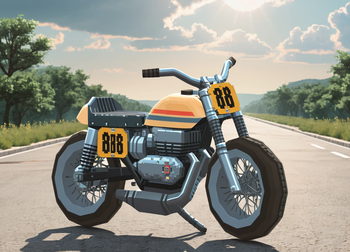 obc15 Motorcycle <lora:15_vehicle_obc15:1.0> on a road, 
outside, dystopian,
nature at background, professional, realistic, high quality,
Partly cloudy with sun, <lora:general_vehicle:-0.05>