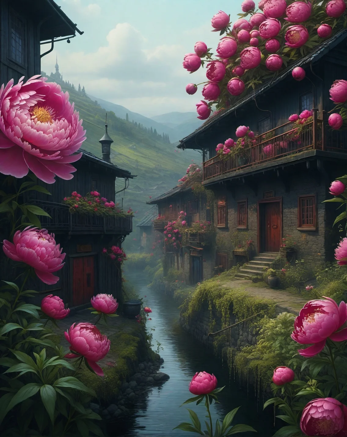 Arkhip Kuindzhi (chromatic effects), Vineyard on steep slate slopes, fox with berry seeds, thatched dairy farm complex,
hyperrealistic surrealism,ultra-detailed,intricate textures,luminous colors,cinematic lighting,dramatic perspective,volumetric atmosphere,8k UHD,sharp focus, professional color grading,1boy,Groves of protoplasmic peonies shape-shifting hourly ,desman probing water,
<lora:extremely_detailed:0.8> extremely detailed,
<lora:offset_0.2:0.5>,
<lora:add-detail-xl:0.3>,
<lora:aidmaMJ6.1_v0.5_2:0.3> aidmamj6.1,
<lora:Cyberpunk _Anime_V2_light_version-SDXL:0.3> anime, cyberpunk,
<lora:tbh76-sdxl:0.5> Style of Mark Ryden, Baroque art style, dynamic composition, dramatic lighting, rich colors, intricate details, professional-grade execution, captures the grandeur and theatricality of the Baroque period, Cyberpunk art style, futuristic cityscapes, neon-lit streets, high-tech and low-life, cybernetic enhancements, dystopian and gritty atmosphere