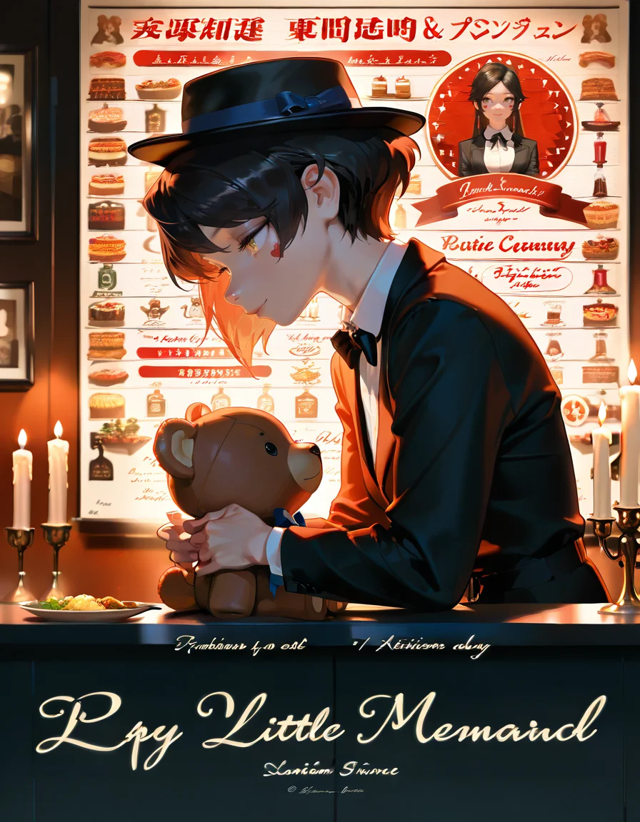 Advertising poster style , masterpiece, best quality, very aesthetic, absurdres, (furry art), by Satoru Akahori, from side, Flash with a grid for a narrow beam of light (Grid Flash)., handfixer, usnr, sfw, 
valentines day poster, 2others, realistic, rustic, candles, teddy bears, romantic dinner, the little mermaid and prince eric, elegant dinner at a fancy restaurant, soft, dimmed lights, red heart-shaped sticker, 
<lora:HandFixer_pdxl_Incrs_v1:1> <lora:Dynamic Poses:1> <lora:illustrious_noobai_epsilon_pred_11_very_aesthetic_v1:0.35> <lora:USNR STYLE_XL_lokr:0.25>, 
masterpiece, best quality, very aesthetic, absurdres, (furry art), . Professional, modern, product-focused, commercial, eye-catching, highly detailed