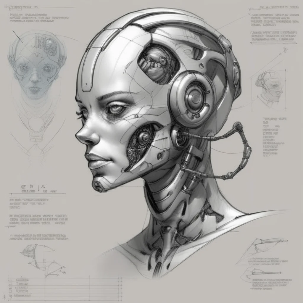 futscribe head cyborg girl technical sketch<lora:futscribe:1>