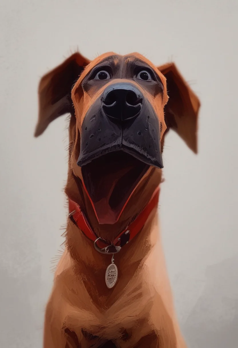 score_9, score_8_up, score_8,alb3nizrodrigu3z, portrait, dog, <lora:alb3nizrodrigu3zv1PonySDXL:1>