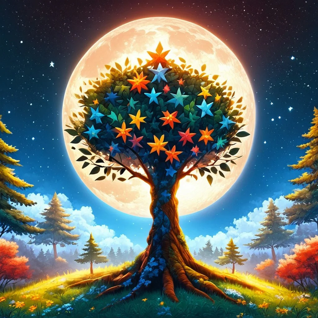{{ ( score_9, score_8_up, score_7_up, score_6_up, Masterpiece, Highly Detailed, 8k, Volumetric Lighting, Shadows, Proper Lighting Effects, Full body Shot ) }}
BREAK
{{ Detailed Background ( Deep Forest, Nighttime, Full Moon, Stars, Sparse Clouds, puzzle_morph_rks ) }}
BREAK
Owls made of puzzle Flying Through The Trees ( puzzle_morph_rks )