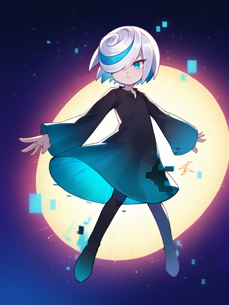score_9, score_8_up, score_7_up, source_anime, BREAK
1girl, solo, <lora:Sage-20:1> sage, short hair, hair over one eye, white hair, goodsage, blue eyes, blue hair, two-tone hair