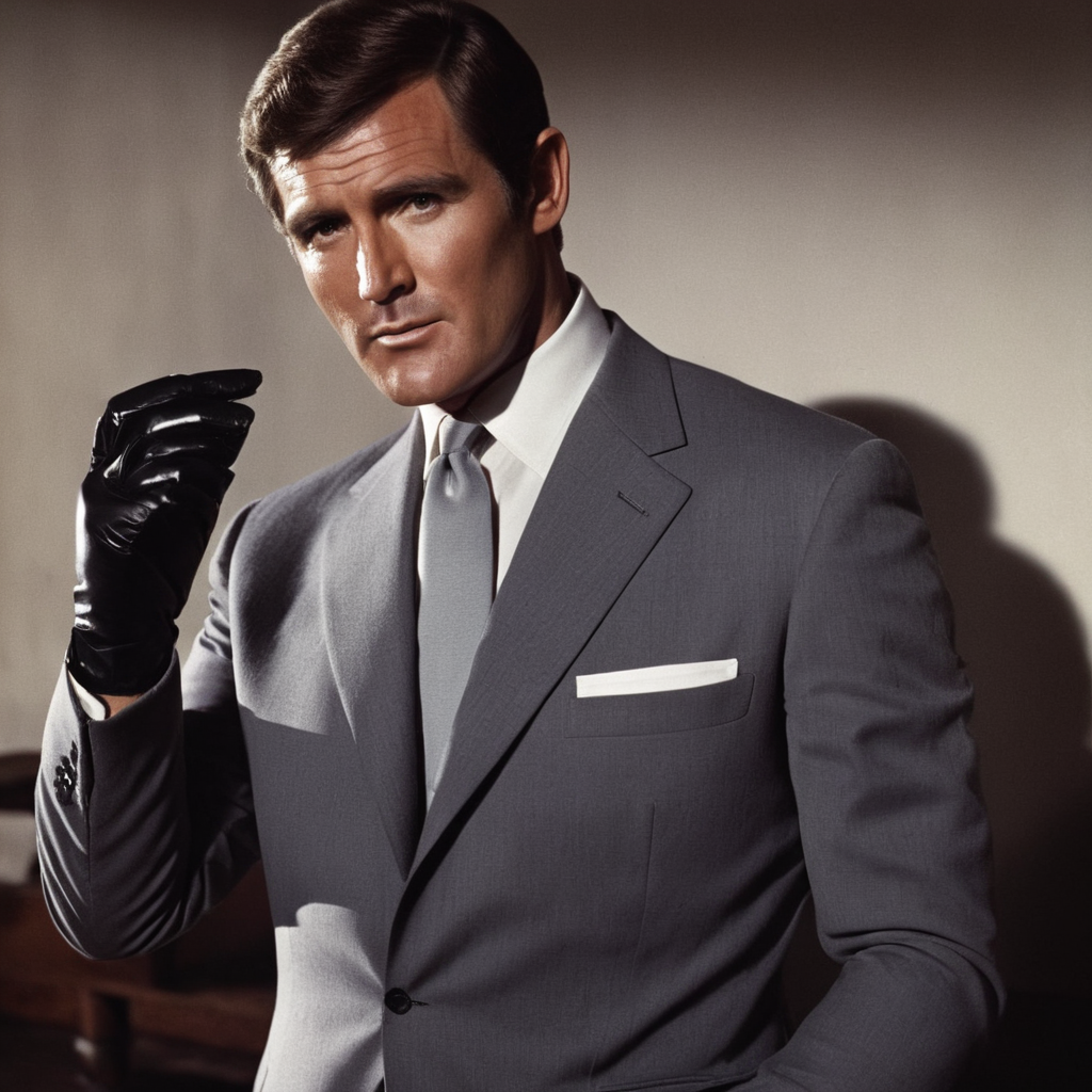 cinematic film still of  <lora:James Bond 007 style:0.9> detailed sharp image of
George Lazenby jamesbond2 a man in a suit is pointing at something throwing off his hat, throwing hat away,solo,looking at viewer,short hair,shirt,gloves,1boy,hat,monochrome,greyscale,male focus,necktie,collared shirt,indoors,formal,suit , dramatic light, dramatic shadow light, contrast, cinematic color, cinematic look, filmic, realistic, realism, perfection, perfect, Kodak, Kodak film, movie still, spy film, action themed, espionage, James Bond style, James Bond film style, 007 style, 007 film style, shallow depth of field, vignette, highly detailed, high budget, bokeh, cinemascope, moody, epic, gorgeous, film grain, grainy