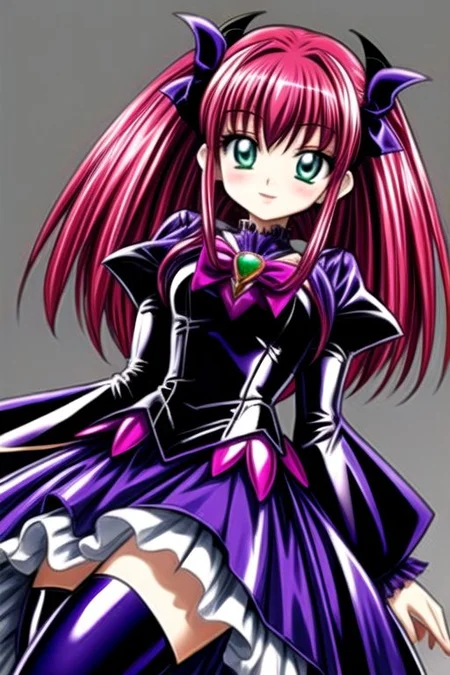 Bad_End_Precure, DarkPrecure, evil corrupted princess wearing dark pastel (ruffled:1) (gleaming latex:1) gown with (long latex vampire cloak:1.1) and latex gauntlets, soft lighting, ruffles,
(vmpr:1.1),
<lora:more_details:1>,
