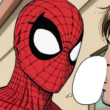 Erik Larsen Pencil Style,1boy,spider-man,mask,big white eyes,spider-web print,face closeup, face focus,very close up,portrait, detailed,masterpiece