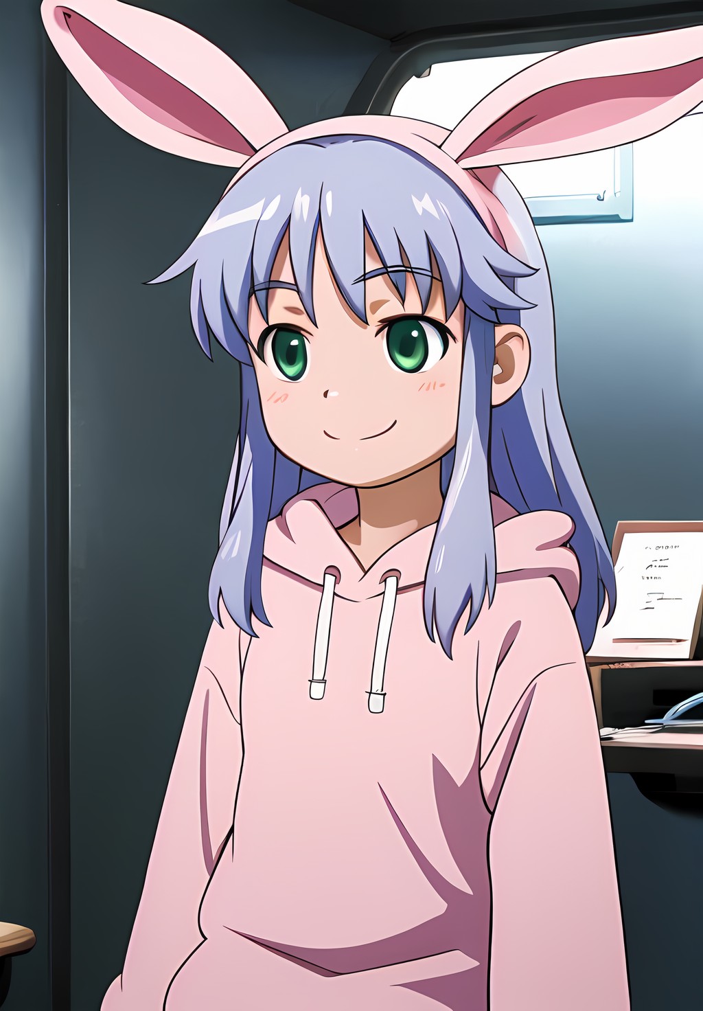 <lora:IndexAndRailgunv2:0.6>, IndexBunny, solo, smile,