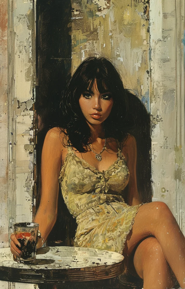 masterpiece,best quality,<lora:tbh298-sdxl:0.9>,illustration,style of Robert McGinnis
tech genius teenage girl