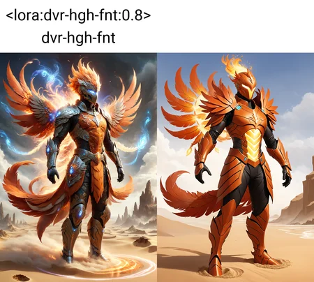 concept art of [oil elemental | human torch ] with phoenix DNA reborn from ashes, dark orange pauldrons, intricately stacked feather layers hybrid, (waist above sand:1.2), amazonian armor, [translucent | magma] core
<lora:dvr-hgh-fnt:0.8> dvr-hgh-fnt