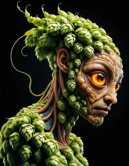 profile view, side view, hyper realistic photograph of a bizarre biomorphic alien creature with a huge transparent forehead revealing the luminous alien brain structure, extremely clear glowing eyes, by Petros Afshar and John Atkinson Grimshaw, (intricate , iconic , masterful:1.4), medium full shot, poster art, bold lines, hyper detailed, expressive, award winning, dark limited color palette, high contrast, depth of field, (intricate details, masterpiece, best quality:1.4), spot lighting, looking at viewer, dynamic pose, wide angle view <lora:ral-hops:1> ral-hops