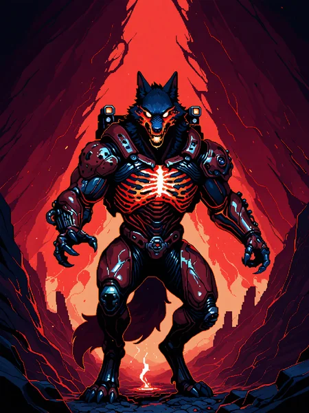furry male, male focus, bara, mature male,
hi res, anthro, wolf boy, solo, male, wolf, pixelated, gameplay mechanics, game, game assets, (pixel art), doom \(series\), pixel \(artwork\), red theme, hell, flame, demon,
BREAK very awa, masterpiece, best quality, amazing quality, very aesthetic, newest