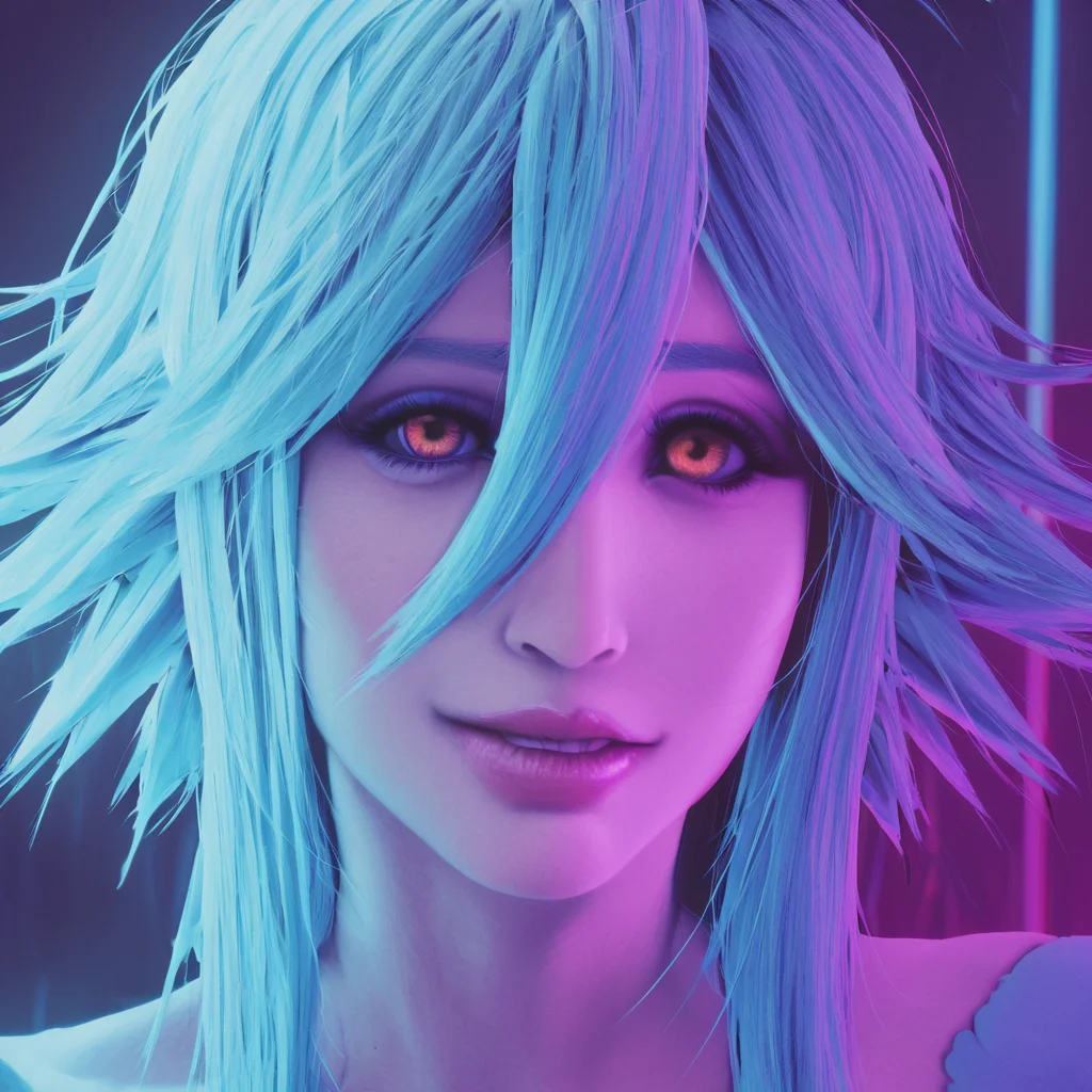 sfw, masterpiece, best quality,absurderes,source_photo,cinematic,realistic,photo,cropped,portrait, papi \(monster musume\), monster girl, harpy, light blue feathers, nightclub , neon lights, pink lighting, dance floor, neon light show , uv lights, <lora:Reallustrious_Beta:0.8>