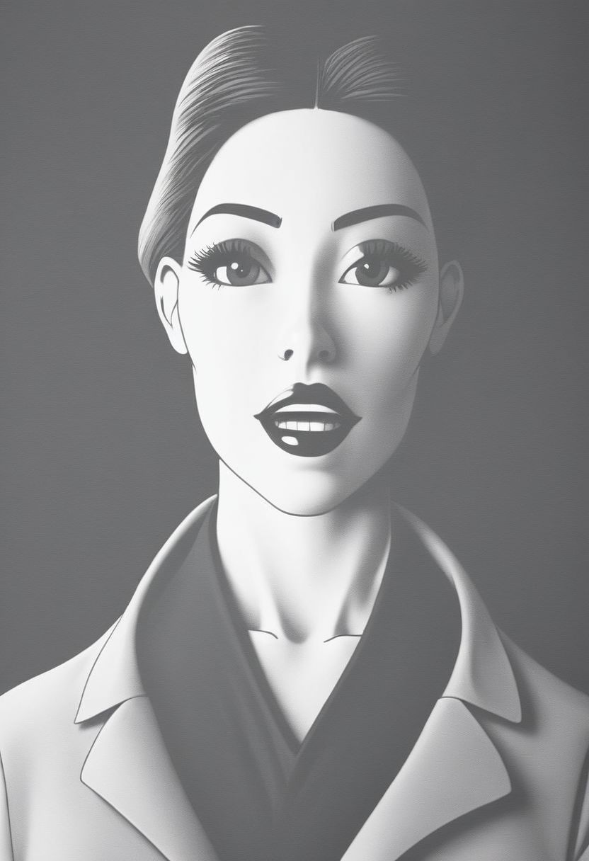 impactful paint of a girl  <lora:The_Pulp_Session:0.8>,    highly detailed,   8k,   sharp,  professional, clear,   high contrast, high saturated, , vivid deep blacks, crystal clear