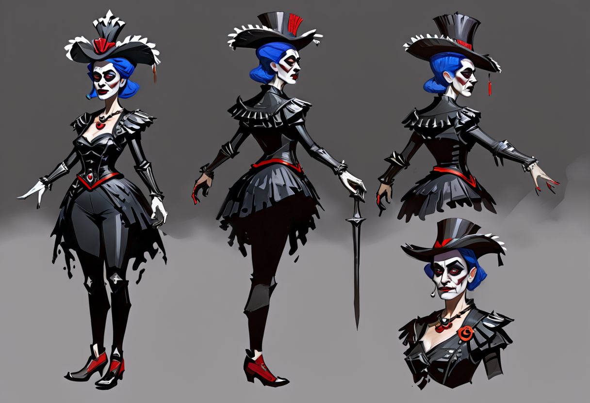 Queen of Spades character concept art