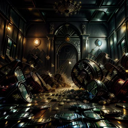 stretch, Sharp image, 4k, 8k, Detailed and Intricate, Cinematic, Dynamic Lighting,
OverallDetail, angry expression, dollar world, ultra detailed, ultra resolution, Dollar bills, vault, no people, fully generated, amazing, beautiful,