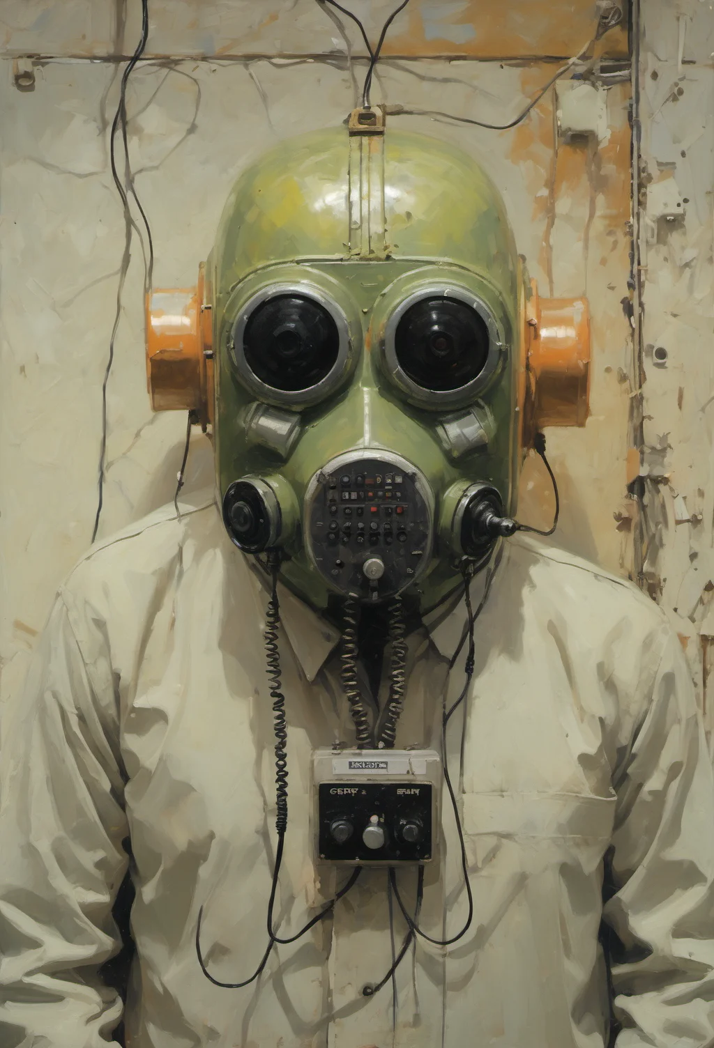 <lora:SDXL Grab-Bag-2 - Gasmask Guys - Trigger is grbtw artstyle:.8> Doorbell, grbtw artstyle