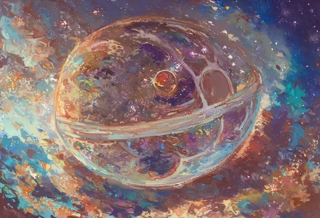 score_9, score_8_up, score_7_up, pmg style, outer space, planets, stars