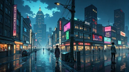 a city in Venus beautiful anime landscape, rainy day, woman, very intricate, very detailed, sharp, bright, colorful, <lora:Hand v2:0.5> <lora:Anti-Blur:1><lora:Insane Detail Slider:0.25> <lora:flux.1_lora_flyway_Epic-detail_v2:0.3> <lora:fluxenhancer:0.25> <lora:ROWER:0.6> <lora:Niji Anime Stan Katayama:0.8> Niji Stan Katayama Style