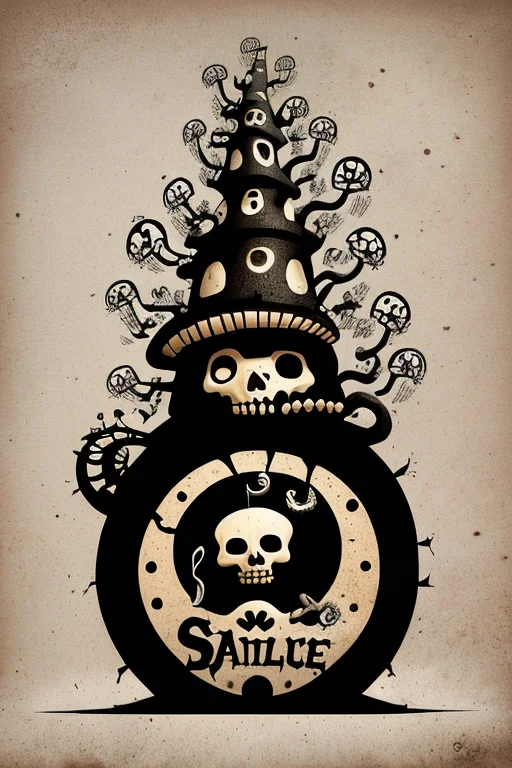 skull, art by skelewags