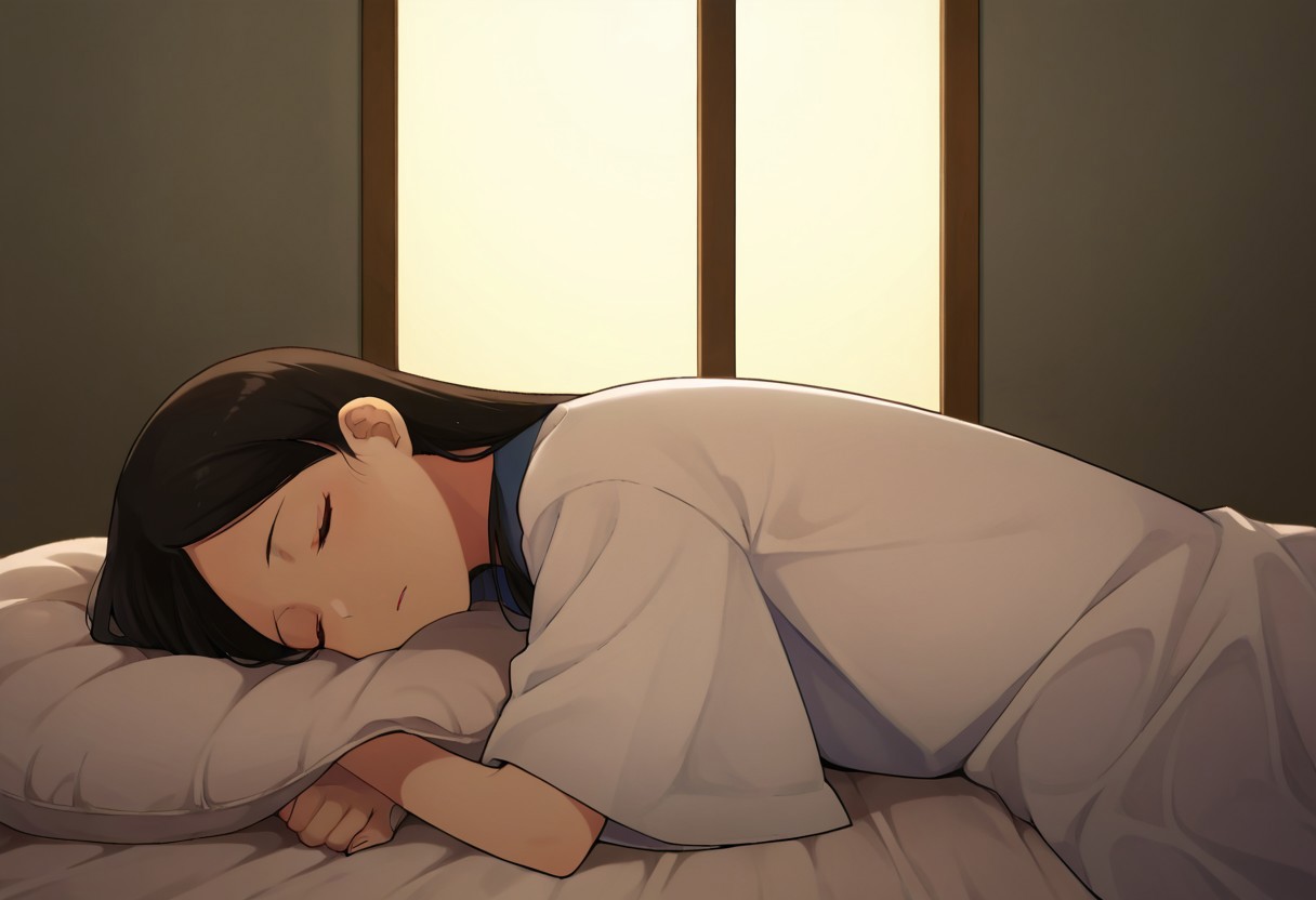 score_9, score_8, score_7, source_anime, kitsu chiri, sleeping