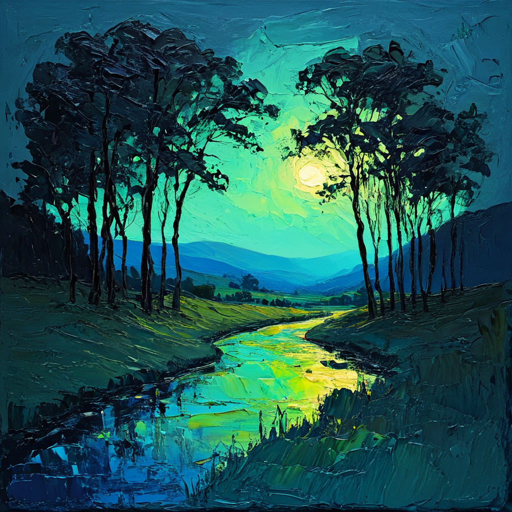 <lora:Luminescent_impastoSDXL:1> Luminescent Impasto, Landscape