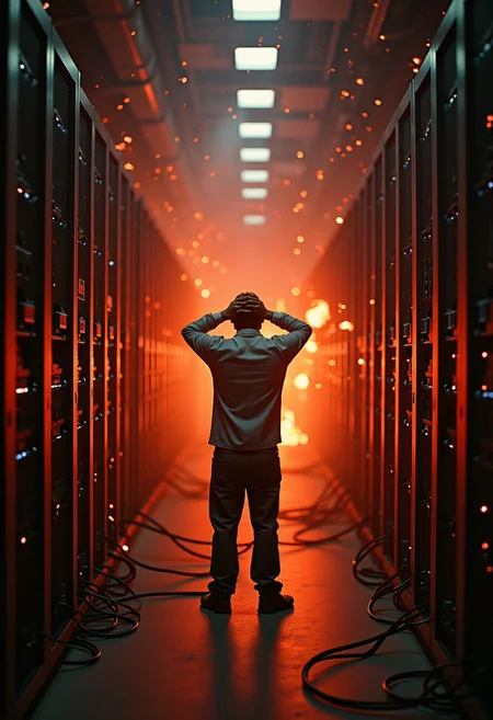 Room full of servers and network cables in flames and a powerless man before them with his hands on his head, by Tony Conrad ,Biopunk, shallow depth of field, vignette, (Fiber optic light painting) (Fujicolor Superia X-TRA 400:) (Light tracing) (Dramatic lighting), electric sparks, (LOW-KEY:1.2)
Text-to-image,, future style
Text-to-image octane render, ultra photorealistic, 8 k hyper detailed image unreal engine, the art contemporary art by adolf hiremy hirschl, shallow depth of field, vignette,