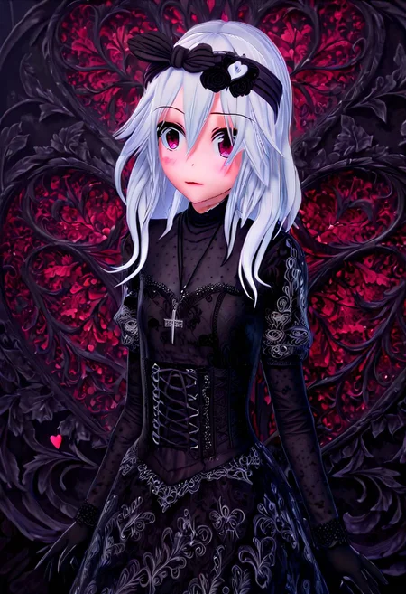 beautiful hyper detailed whimsical 35 k ultra realistic hyper detailed beautiful dark fairy, hyper detailed perfecteyes, shadow woman black lace dress, black boots, in the style of Charlie Bowater, nicoletta ceccoli , dark Whimsical, Detailed Fantasy, black lace Background pattern with tiny 3d red and pink hearts, Glitter, White Thorns, Muted Colors, Explosion, Intricate Extremely Detailed, Hyperdetailed, style of monica lee, Hgonzag, Camilla d'Errico Diego Gisbert,Winter wonder land art art, Masterpiece, trending on artstation, featured on pixiv, cinematic composition, 8K