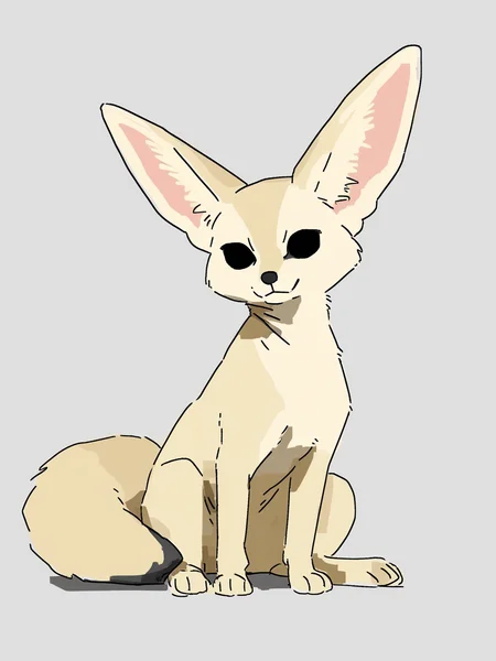best quality, very aesthetic, very awa, simple background BREAK
no humans, solo, fennec fox, sitting, head_tilt
<lora:prasetyoadii22:1>