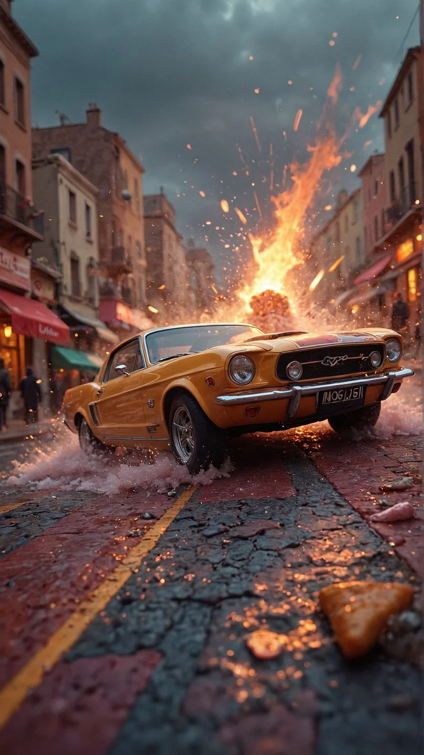 (best quality, masterpiece, absurdres, Extreme detail,3d:1.2) , surreal, detailed background,minimalist style, concept design, clean, perspective, town, no humans,pov,clound,water,X-Wing, (Mustard color:1.2) vibrant color scheme,Softlight, (warm color:1.2) ,Water color painting,deep blue background,best quality exquisite details,3d rendering,Octane render,pastel, <lora:aidmaFluxStyleXL-v0.2:0.75> flux-style,
<lora:aidma-Image Upgrader-v0.1:0.55>, beautiful detailed, rich deep colors, intricate detail, perfect symmetry, holy, ambient light