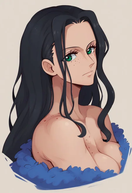 score_9, score_8_up, score_7_up, score_6_up, BREAK
<lora:PulenKompot-Sunnysundown Style-PonyXL:1> sunnysundown, <lora:PulenKompot-Krivia-SDXL:0.8> krivia, 1girl, beautiful, black hair, green eyes, long hair, freckles, Nico Robin,