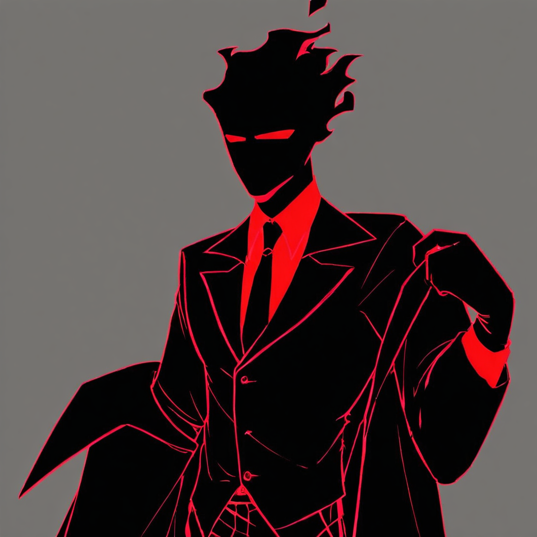<lora:Auditor:1> solo, 1boy, male focus, red eyes, formal, no pupils, grey background, <lora:add-detail-xl:1>