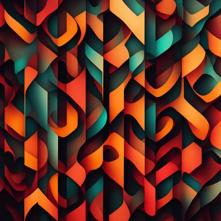 photo abstract geometric patterns, vivid colors, poster (PosterGeo style:1) <lora:djzPosterGeo:0.8)