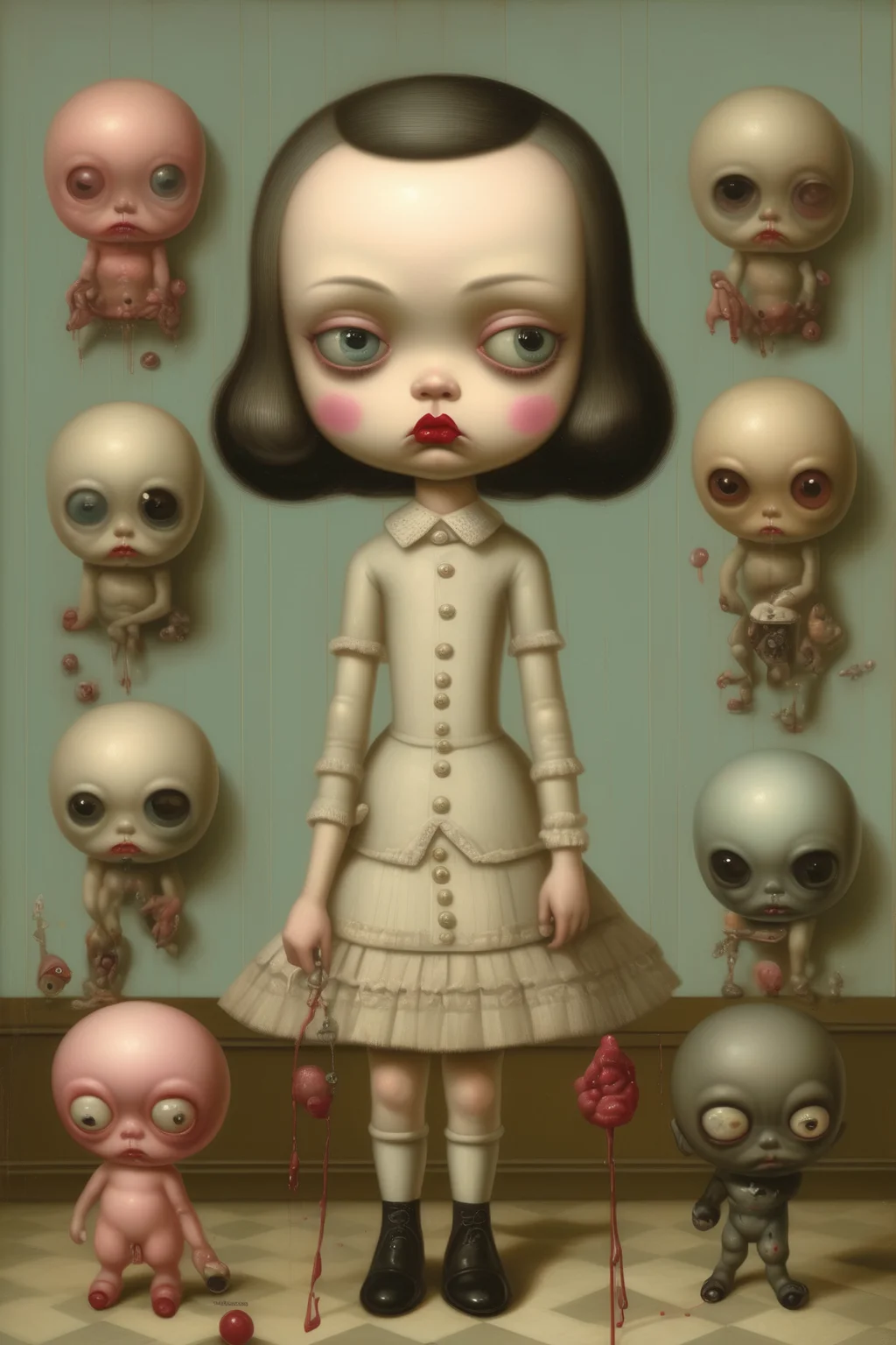 <lora:Mark Ryden Style:1>Mark Ryden Style - The sad side of art