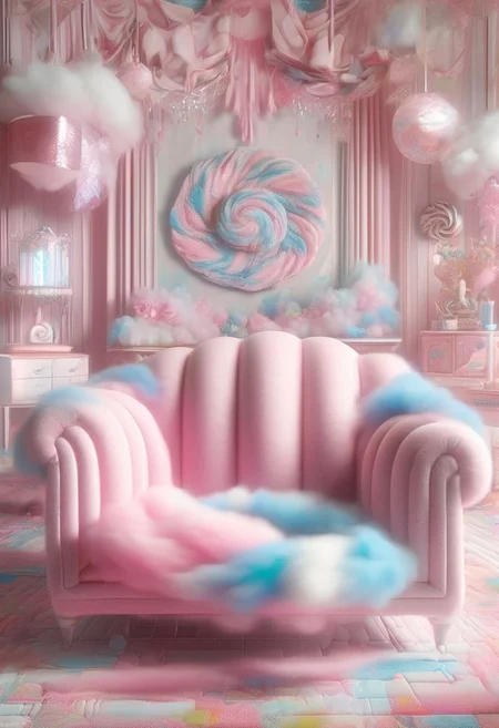 (anime), pink snake, cottoncandy, no human, (masterpiece), score_9
