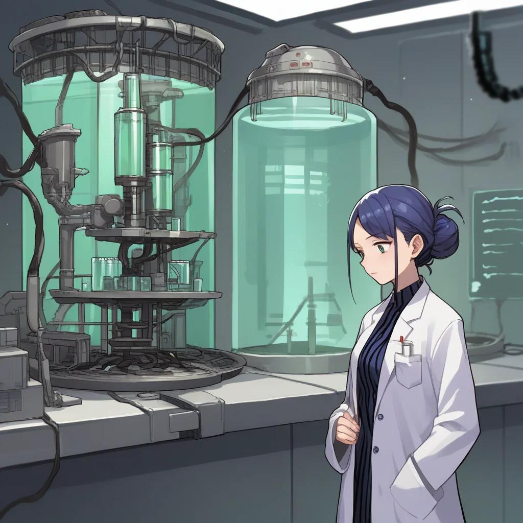 score_9, score_8_up, score_7_up, score_6_up, score_5_up, score_4_up, zPDXL2,source_anime,rating_questionable, <lora:LAb:0.8> l4b, indoors, laboratory, 1girl, labcoat