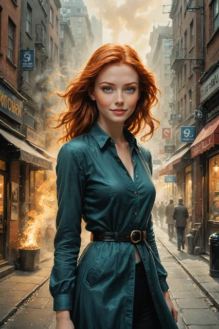 by Alice Boughton, by Bill Jacklin, by Janek Sedlar, comic book illustration <lora:comic_book_illustration:2.00> , ginger ,  <lora:EnvyDramaticPortraitXL01:0.85>  ,  <lora:more_art:0.30> <lora:RMSDXL_Enhance:0.45> <lora:RMSDXL_Creative:0.45> <lora:RMSDXL_Photo:0.45> <lora:RMSDXL_Darkness_Cinema:0.45> <lora:clothing_slider:0.00> <lora:great_lighting:1.00> <lora:aesthetic:1.00> <lora:looking_at_viewer:1.00> <lora:photorealistic_portrait_v2:0.25> <lora:attractive_v2:0.10> <lora:extremely_detailed_v2:0.25> <lora:add_detail:0.75> <lora:perfect_eyes:0.25> <lora:perfect_hands:0.50>