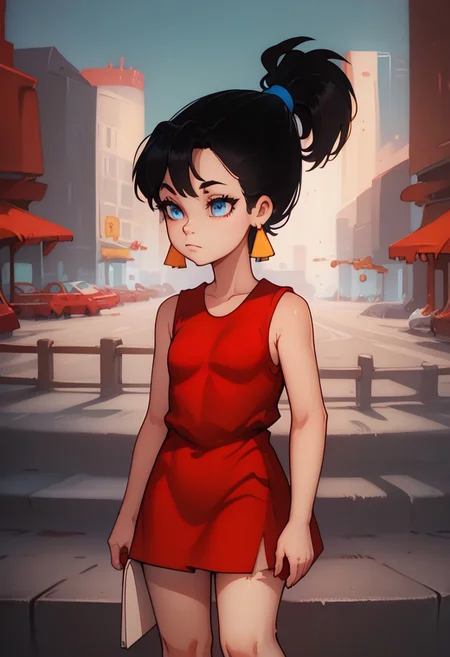 score_9, score_8_up
1girl, solo, zvezdochka, red dress, sleeveless, small breasts, blue eyes, earrings, black hair, ponytail
outdoors, street
<lora:zvzd_pdxl-000009:0.7>
standing, making note in notebook