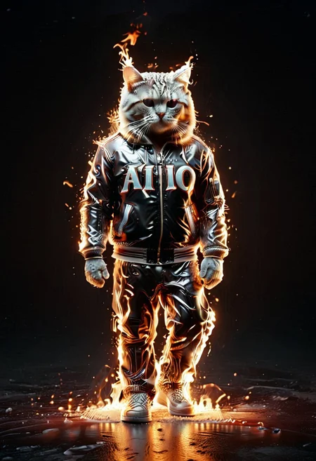 ((((("COOL" text logo)))) <lora:dvr-ftl:0.8>,
BREAK
1c3_w1n73r, magicNpolished, shiny, polished, reflection, glowing, light
Anthro cat made of 1c3_w1n73r, wearing sunglasses, jacket, loose pants, baseball cap
Standing on hind legs. ((f1r3 floor, flames, lava floor))
