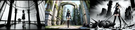 highly insanely detailed, masterpiece, top quality, best quality, highres, 4k, 8k, RAW photo, (very aesthetic, beautiful and aesthetic),
__lazy-wildcards/subject/env-bg/nihei_tsutomu-blame-env/prompts__,
<lora:ABARA:0.7>,
(1girl:1.3),
solo focus,
__lazy-wildcards/dataset/background__,âââ