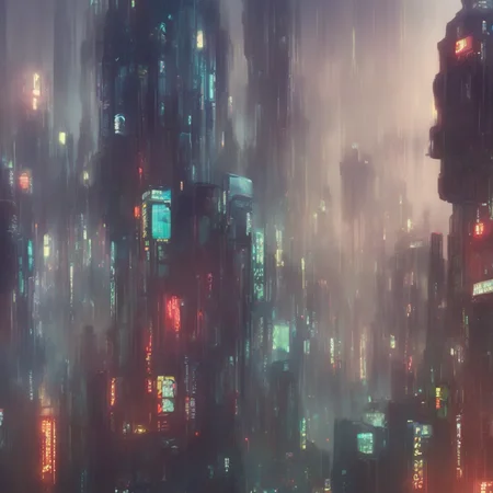 textless, best quality, sharp focus, epic composition, landscape scene, CyberCity in Cyberpunk world