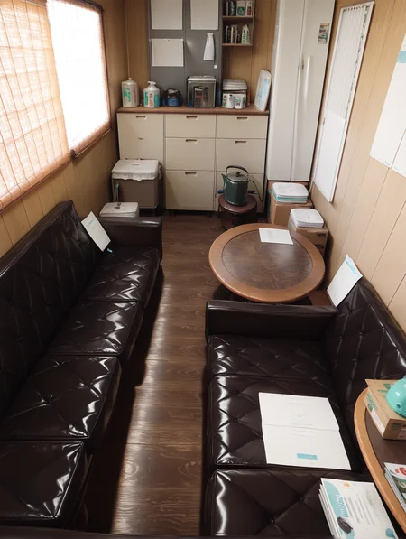 masterpiece,best quality,newest,<lora:c_20f_ilxl_v1.1:1>,c_20f,window,wooden floor,couch,shade,blinds,tile wall,table,no human,