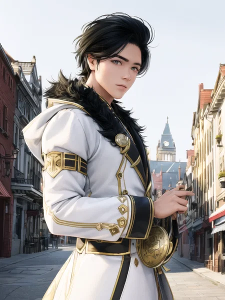 BDOboy, 1boy, intense angle, (dark skin:1.1), beard,
(cowboy shot:1.54), (extremely detailed CG unity 8k wallpaper, masterpiece, best quality, ultra-detailed, best shadow, volumetric lighting), (beautiful detailed face, beautiful detailed eyes), High contrast, (best illumination, an extremely delicate and beautiful),
mksks style, detailed background, outdoors,
