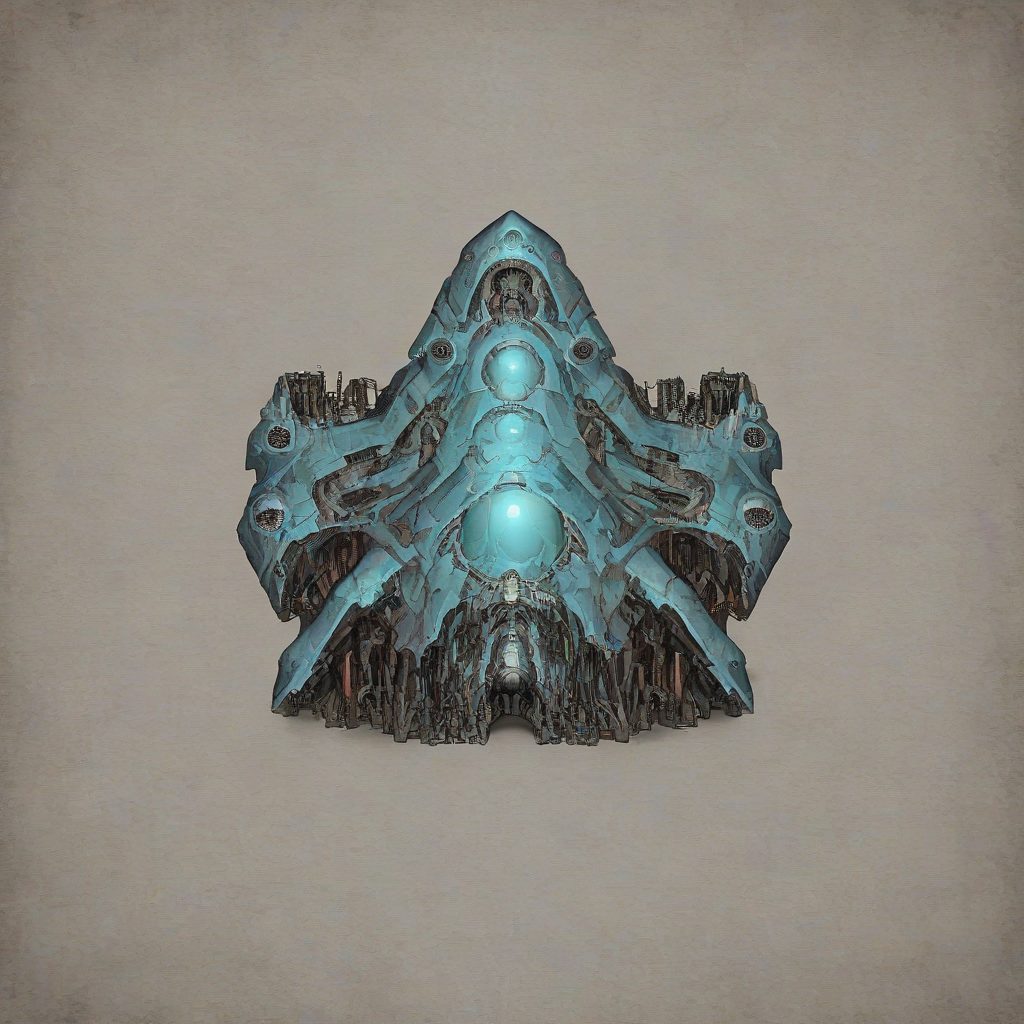 <lora:Starsector_Ship_Pony_LORA:1>, simple background, spaceship, remnant, capital