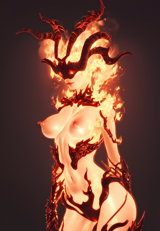 a succubus, nsfw, <lora:flame_atronach:0.8>, flame_atronach,, copper skin, diamond body, petite breasts, (masterpiece, best quality, absurdres, detailed, ultra-detailed:1.3), alluring, (trending on CGSociety, trending on pixiv, contest winner:1.3)