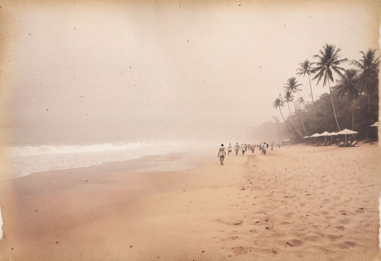lith_argenta_Brom_Spezial_BBS151, instagram photo, a foggy beach in sri lanka, hard shadow